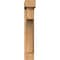 Ekena Millwork Westlake Block Smooth Bracket w/ Offset Brace, Western Red Cedar, 5 1/2"W x 20"D x 32"H BKT0604X20X32WTL05SWR - alternate 2